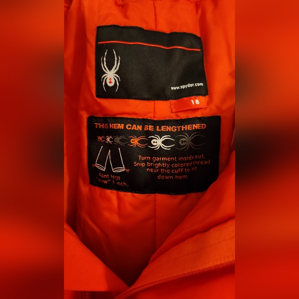 Spyder Orange Ski Pants